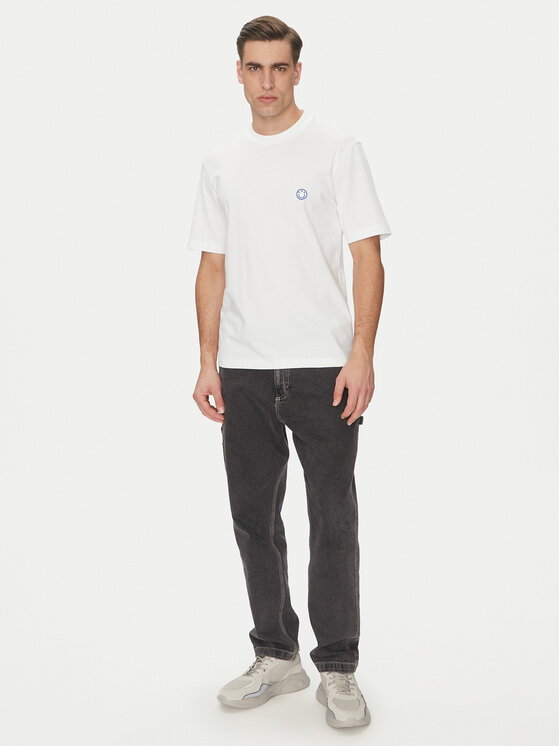 HUGO HUGO Marškinėliai Niley 50519984 Balta Regular Fit