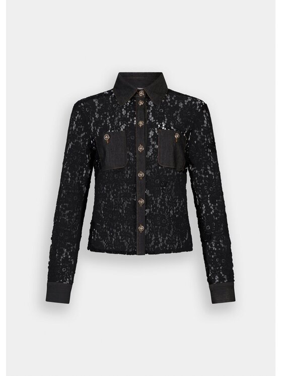 Liu Jo Liu Jo camicia di jeans UF5169J407888000 Nero Regular Fit