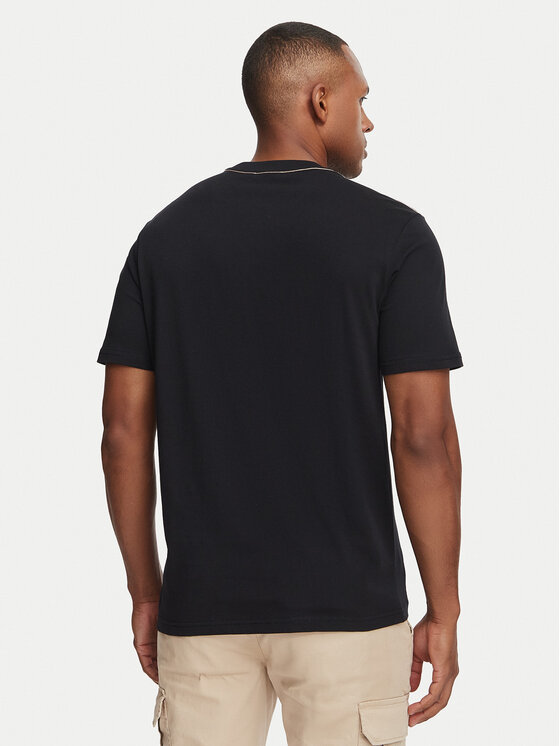 Napapijri Napapijri T-Shirt Cabin NP0A8B3F Μαύρο Relaxed Fit