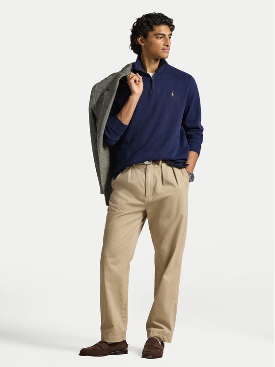 Polo Ralph Lauren Polo Ralph Lauren Pulover 710P07411005 Bleumarin Regular Fit