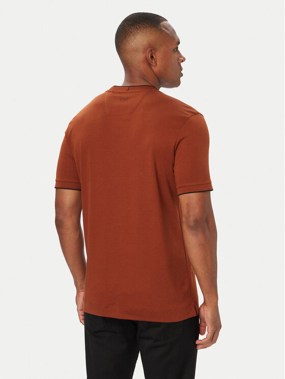 BOSS BOSS Marškinėliai C-Thompson 50575011 Ruda Regular Fit
