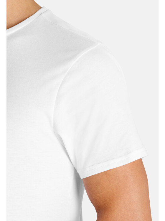 Camano Camano T-Shirt 25052 Biały Slim Fit