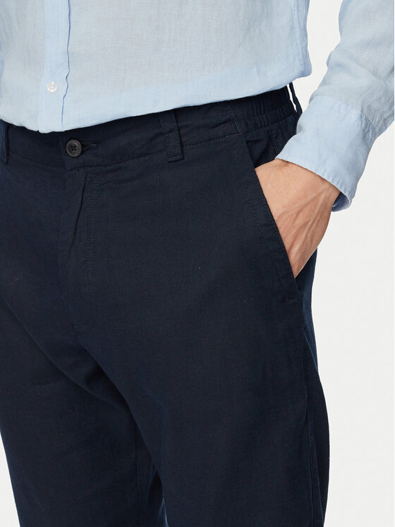 BOSS BOSS Čino bikses Sanderson-L-3 50559595 Tumši zils Regular Fit