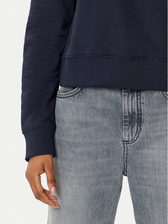 Guess Jeans Guess Jeans Pulóver W5RQ29 K68I4 Sötétkék Regular Fit