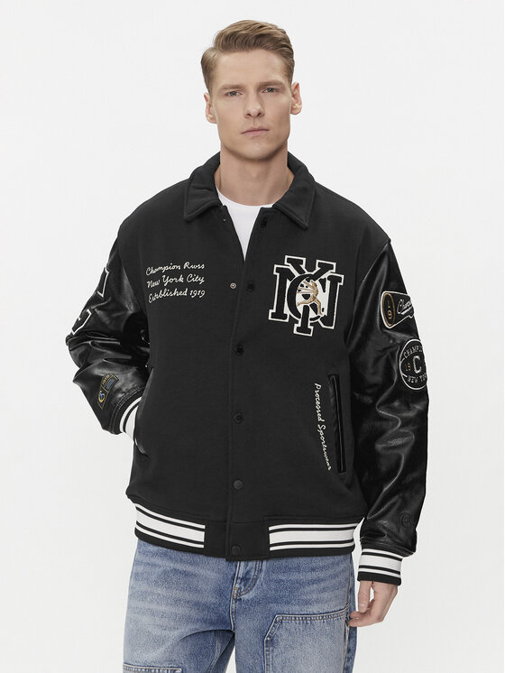 Champion Champion Μπόμπερ μπουφάν 219993 Μαύρο Regular Fit