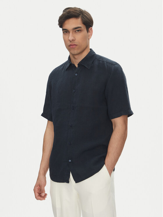 BOSS BOSS Košile 50537382 Tmavomodrá Regular Fit