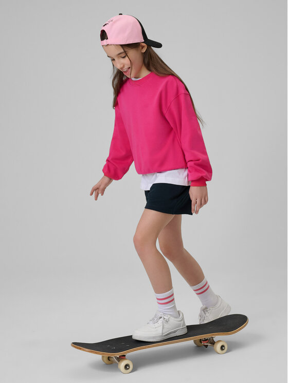 4F 4F Szorty sportowe BASIC+ Granatowy Oversize