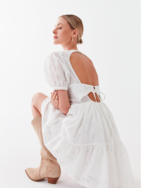 Desigual Desigual Ikdienas kleita Limon 23SWVW85 Balts Regular Fit