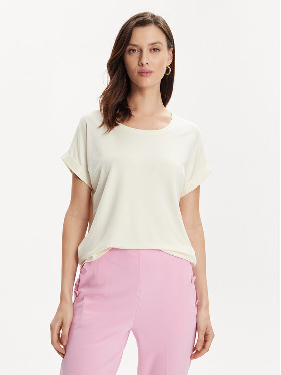 ONLY ONLY Tričko Moster 15106662 Écru Regular Fit
