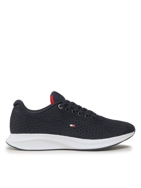 Tommy Hilfiger Tommy Hilfiger Tenisice Lightweight Runner Knit FM0FM04700 Tamnoplava