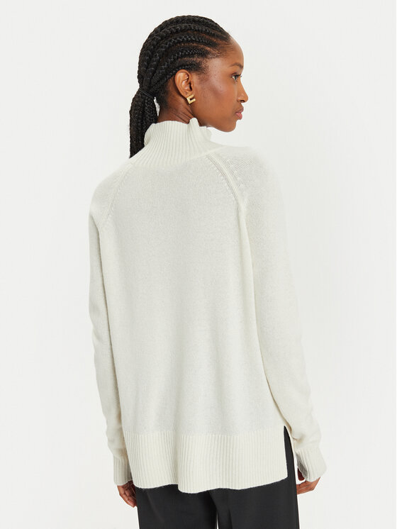 Weekend Max Mara Weekend Max Mara Rollkragenpullover Alcali 2425366172 Weiß Relaxed Fit