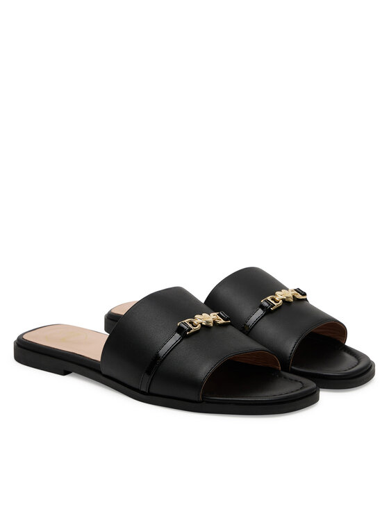 LOVE MOSCHINO LOVE MOSCHINO Klapki JA28082G1MIA400A Czarny