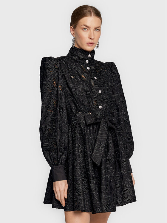 Custommade Custommade Ежедневна рокля Linnea 999370435 Черен Regular Fit