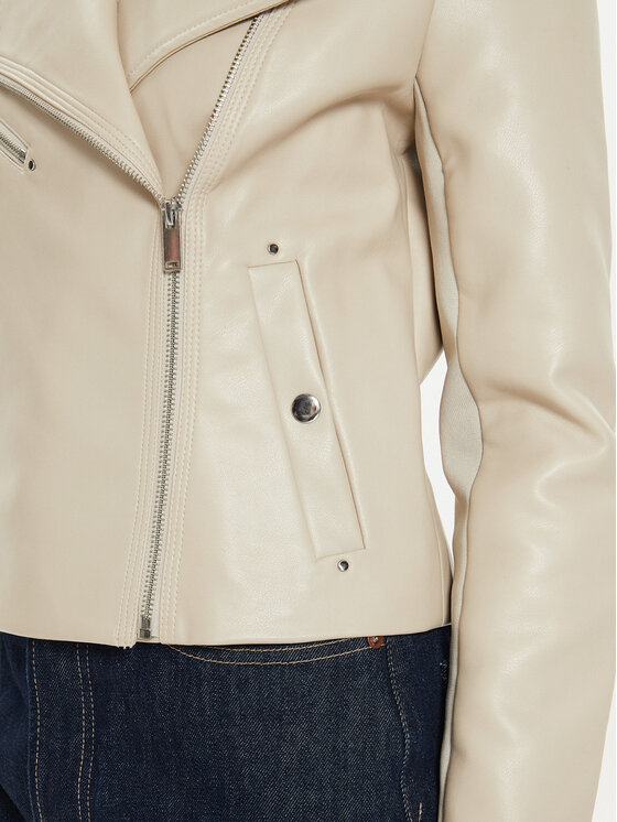 Vero Moda Vero Moda Dirbtinės odos striukė Riley 10302441 Smėlio Slim Fit