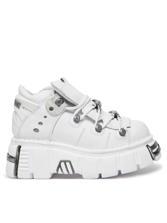 NEW ROCK Sneakersy M-106N-S18 Biela