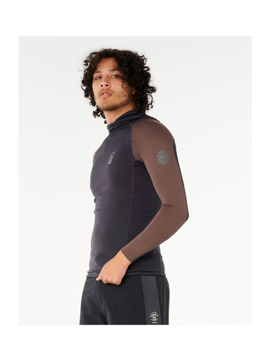 Rip Curl Rip Curl Koszulka do pływania Search Upf Perf L/S Hood Brązowy