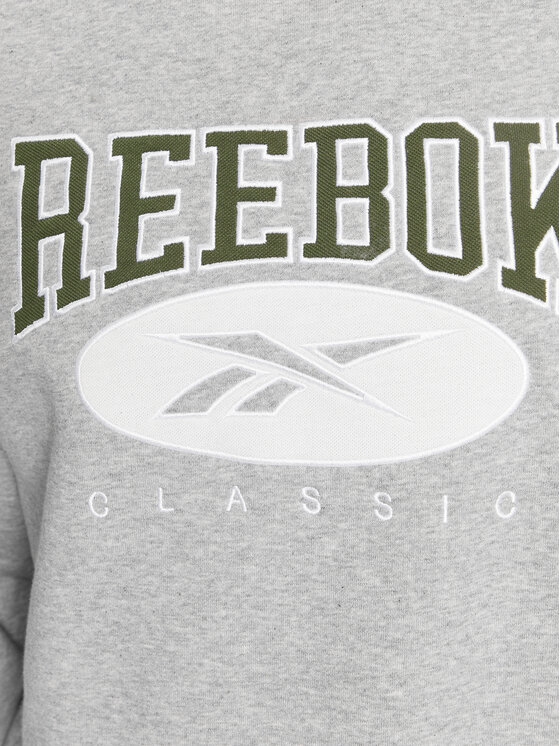 Reebok Reebok Суитшърт Archive Essentials IM1532 Сив Regular Fit