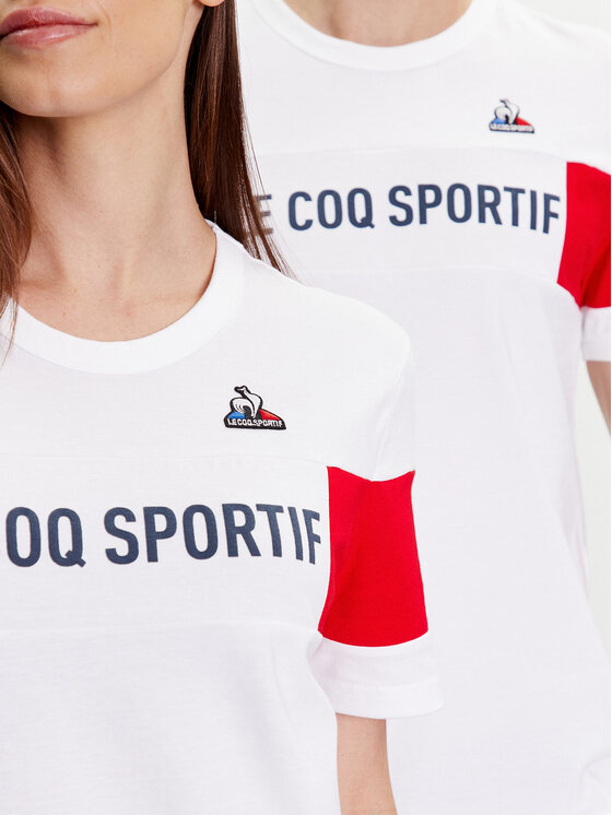 Le Coq Sportif Le Coq Sportif T-Shirt Unisex 2310012 Biały Regular Fit