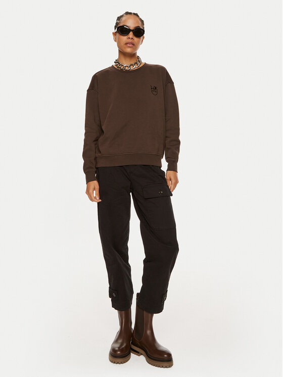 PINKO Pinko Bluza Setup 101831 A21P Brązowy Relaxed Fit