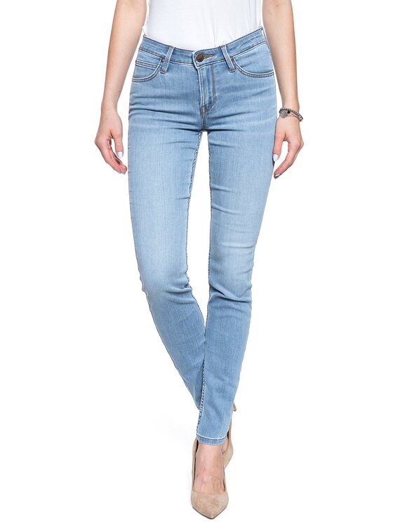 Lee Lee Jeansy SCARLETT Niebieski Skinny Fit