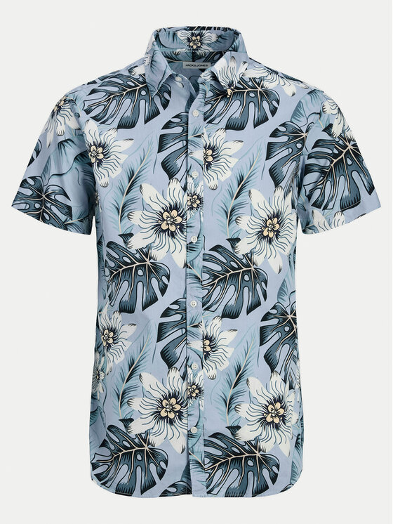 Jack&Jones Jack&Jones Cămașă Hawaii 12269137 Albastru celest Comfort Fit