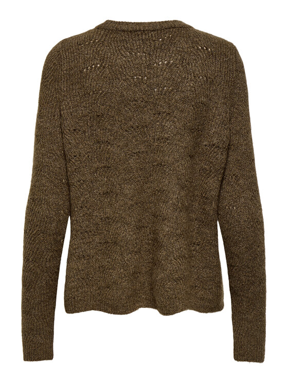 ONLY ONLY Πουλόβερ 15234745 Καφέ Regular Fit