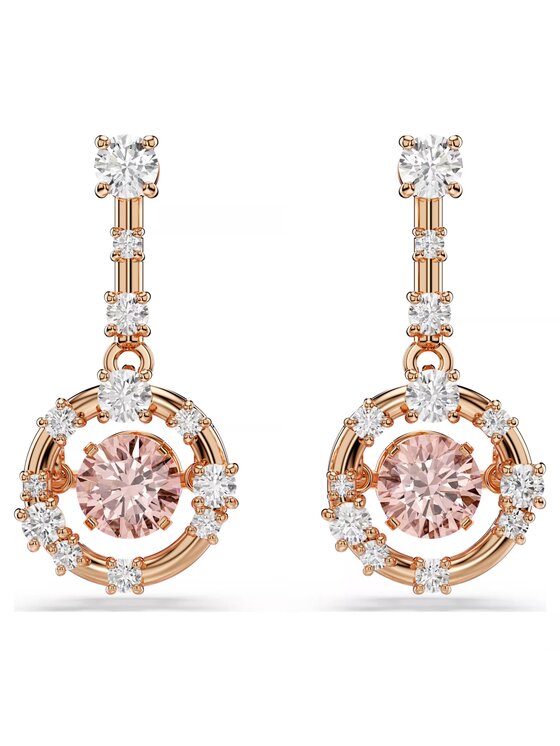 Swarovski Swarovski Kolczyki Constella Różowe 5744239 Różowe złoto