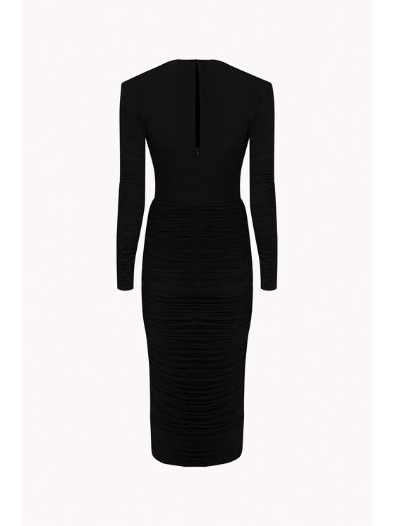 Epuzer Epuzer Sukienka wieczorowa Jersey corset Czarny Standard Fit