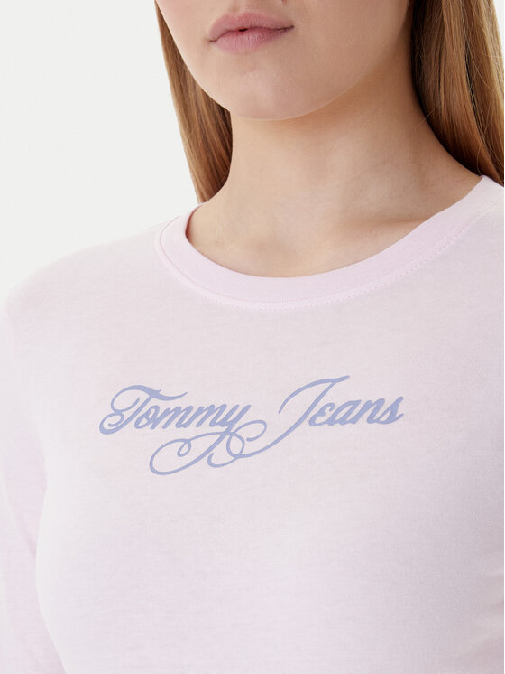 Tommy Jeans Tommy Jeans Blūze Essential DW0DW21844 Rozā Regular Fit