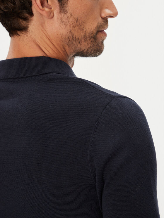 U.S. Polo Assn. U.S. Polo Assn. Polo MUP3554 Granatowy Slim Fit