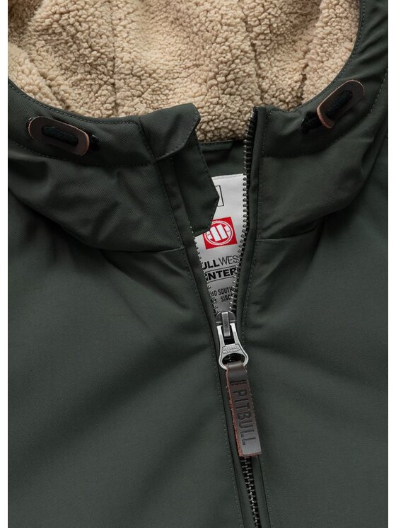 PITBULL PITBULL Kurtka zimowa ELKWOOD III Zielony Regular Fit