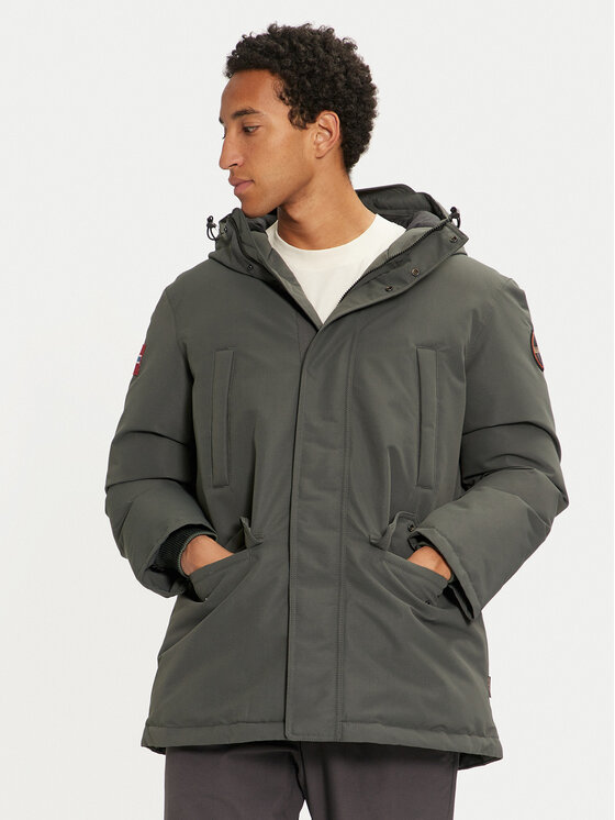 Napapijri Napapijri Зимно яке A-Cornier NP0A4IJB Зелен Regular Fit