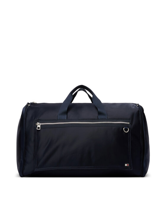 Tommy Hilfiger Tommy Hilfiger Geantă de voiaj Th Garment AM0AM14109 Bleumarin