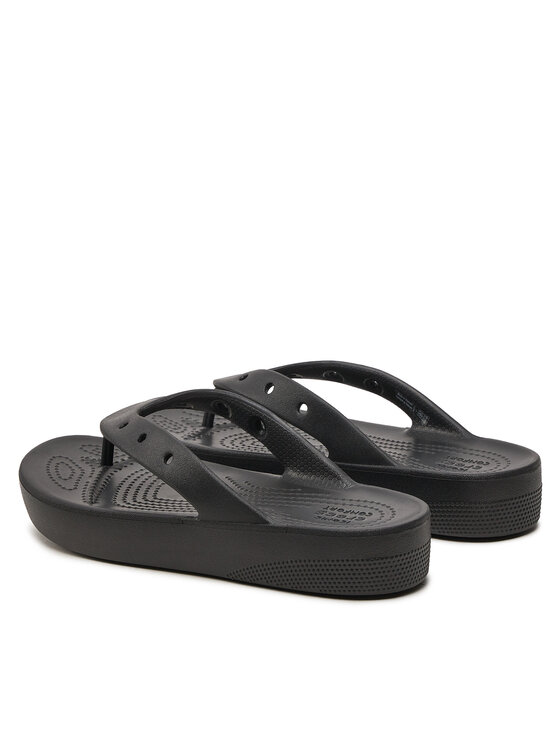 Crocs Crocs Infradito Classic Platform Flip W 207714 Nero