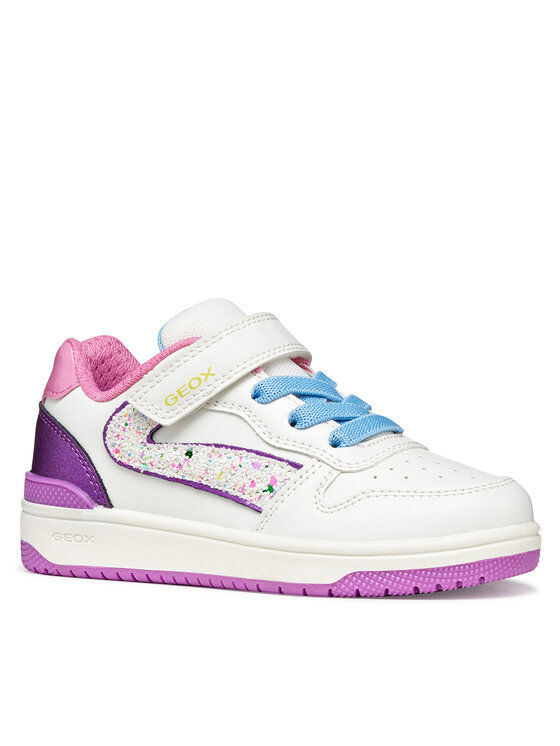 Geox Geox Sneakersy J Washiba Girl J55HXA 054AJ C1Z8H M Biały
