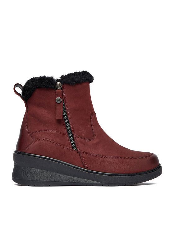 Go Soft Go Soft Stiefeletten CEO-WI23-NUREN-01 Dunkelrot