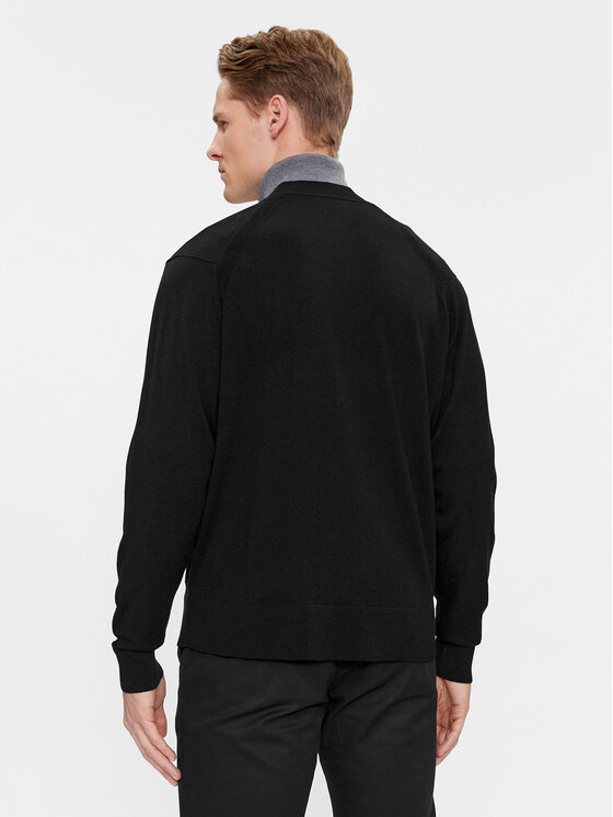 Calvin Klein Calvin Klein Ζακέτα K10K112260 Μαύρο Regular Fit