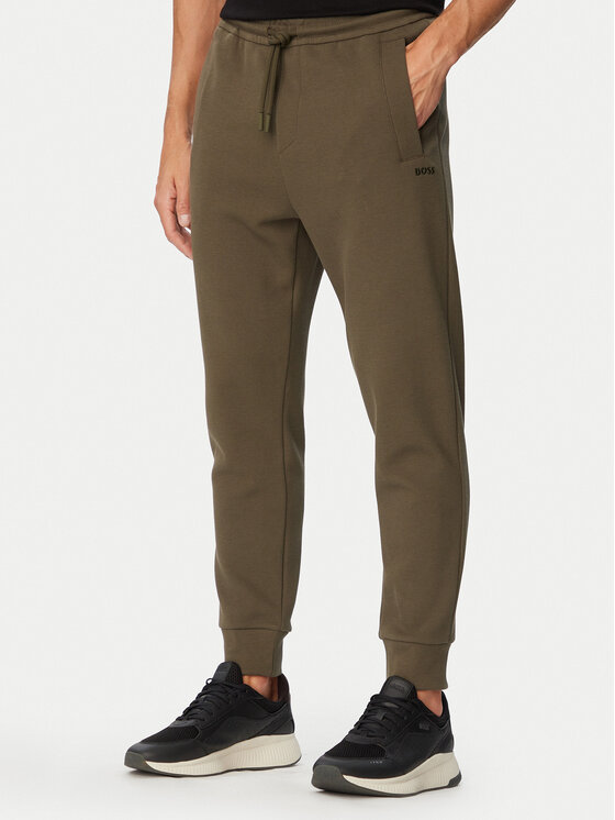 BOSS BOSS Trenerka Sw 50569918 Kaki Regular Fit
