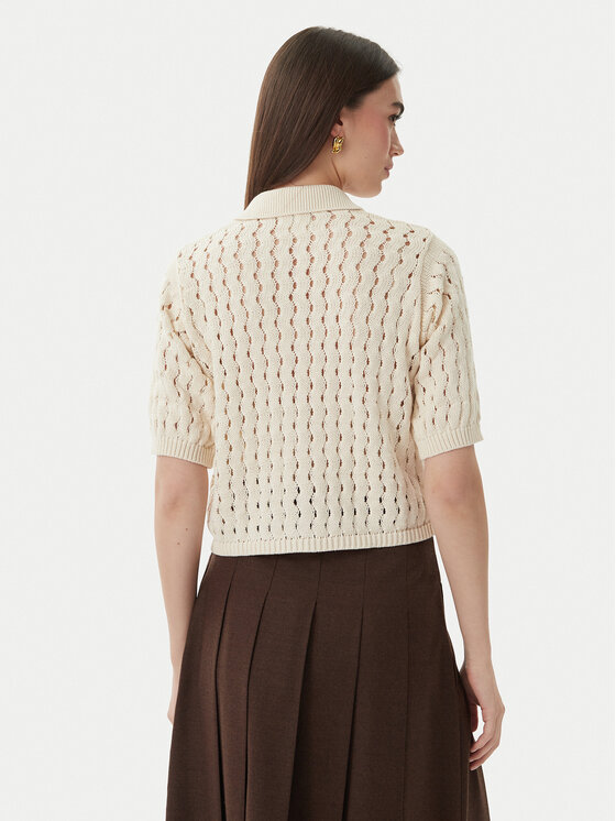 Marella Marella Strickjacke Voto 2613341055 Écru Regular Fit