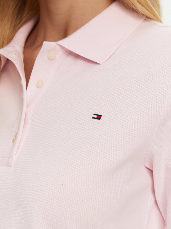 Tommy Hilfiger Tommy Hilfiger Pólóing 1985 WW0WW43224 Rózsaszín Regular Fit