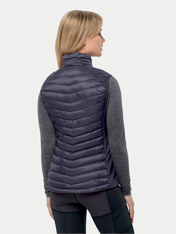 Jack Wolfskin Jack Wolfskin Αμάνικο Μπουφάν Routeburn Pro Ins Vest 1207202 Γκρι Slim Fit