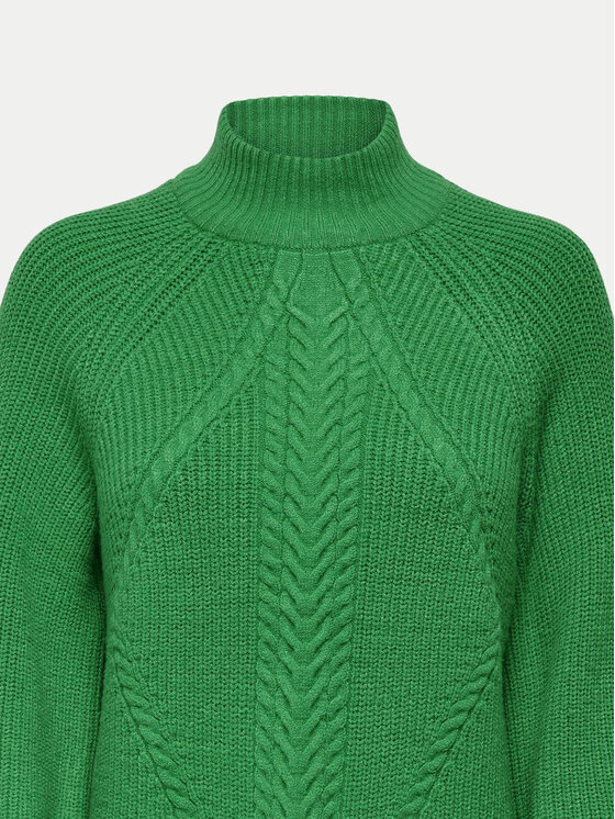 ONLY ONLY Golf Katia 15324678 Zielony Regular Fit