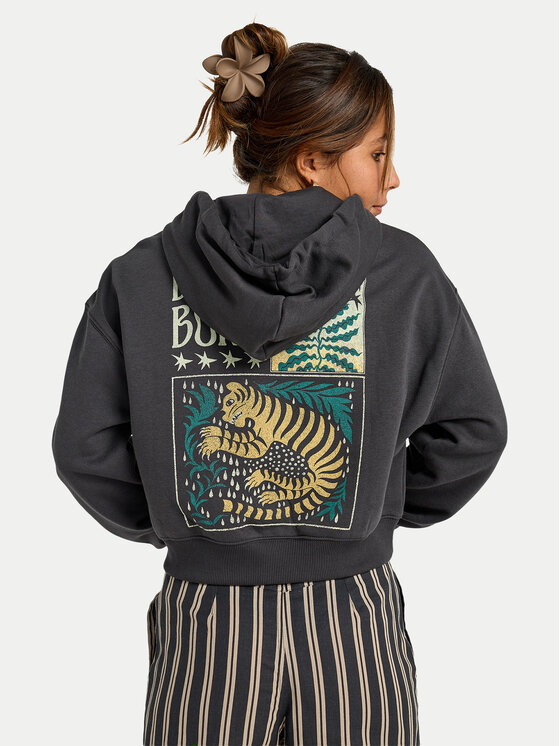 Billabong Billabong Світшот Lost Mind EBJSF00183 Сірий Cropped Fit