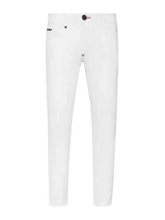 PHILIPP PLEIN PHILIPP PLEIN Džínsy 22781 Biela Skinny Fit