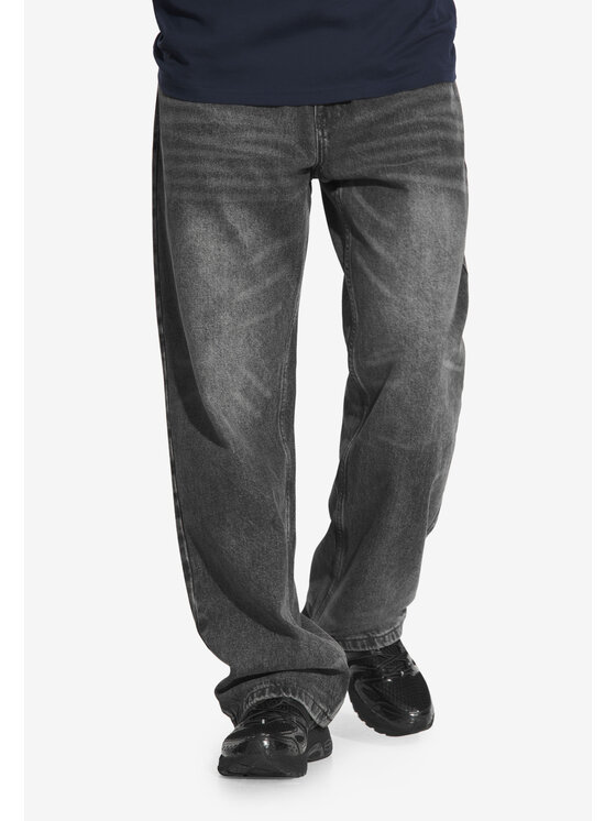 PROSTO. Męskie Jeansy, rozmiar 30, Szare, Tarmac