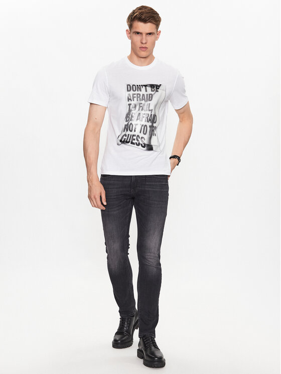 Guess Guess Тишърт M3YI06 I3Z14 Бял Slim Fit