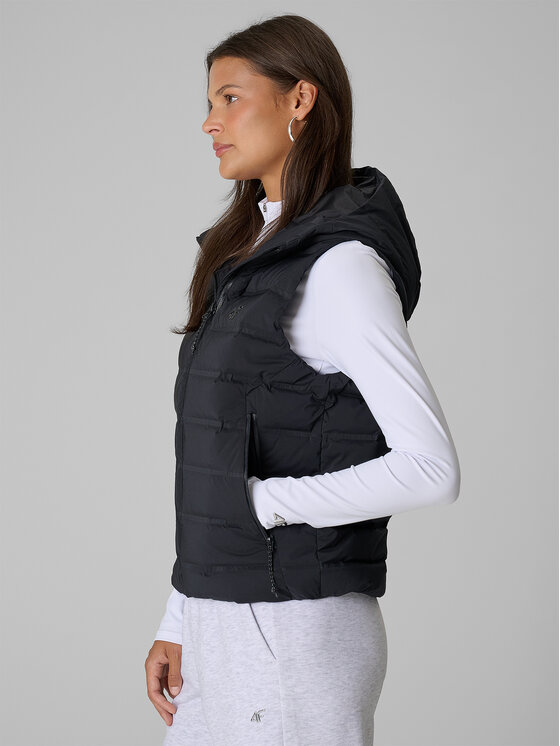 4F 4F Kamizelka CITY JACKETS Czarny Regular Fit