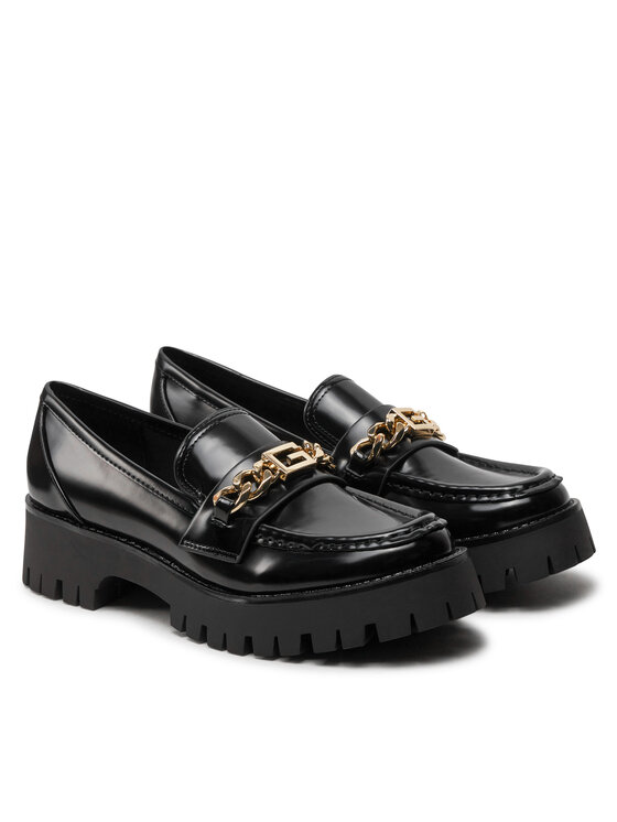 Guess Guess Loafers Almosty FLTALM ELE14 Μαύρο