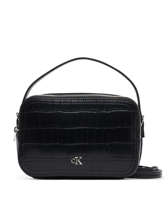 Calvin Klein Calvin Klein Geantă Ck Croc Camera Bag LV04F3905G Negru