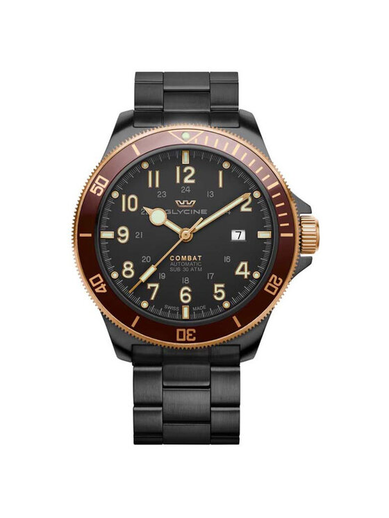 Glycine Glycine Zegarek GL0276 Czarny